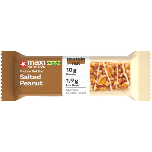 MaxiNutrition Protein Nut Bar Salted Peanut 46g – Verpackung